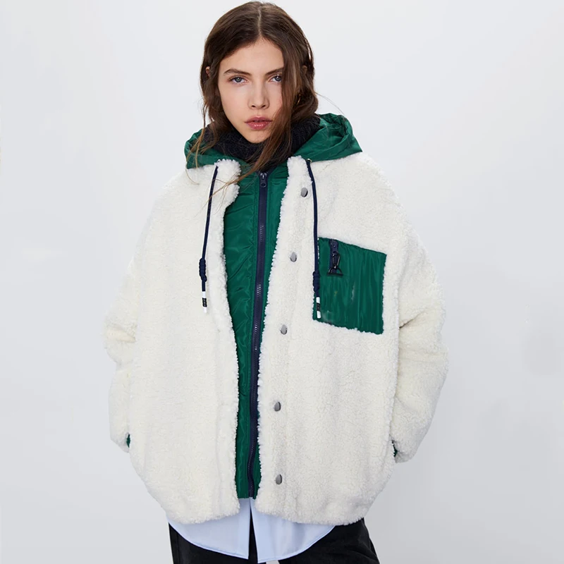 Горячая Распродажа Европейская и американская куртка ZA новинка 2019 модная