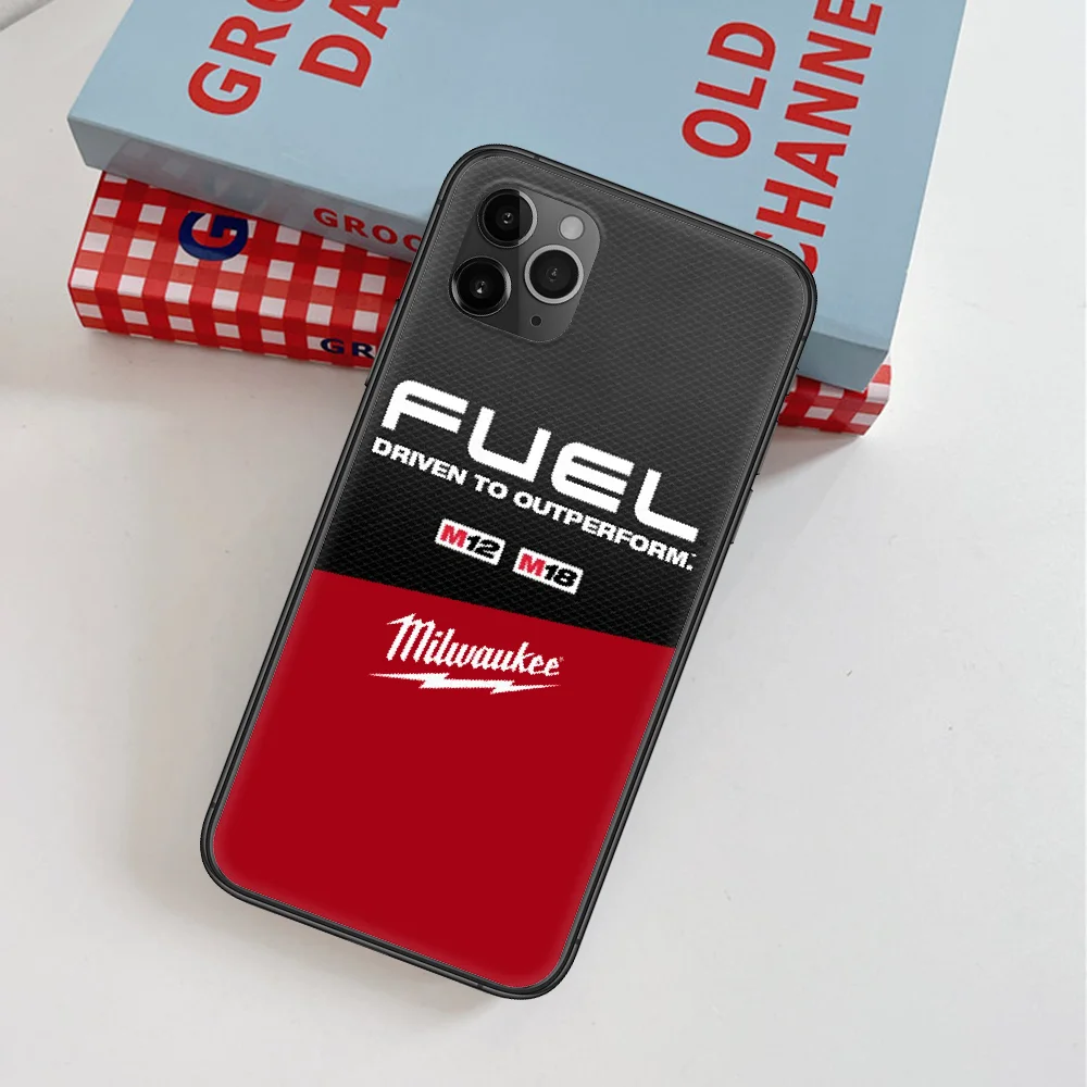 

Milwaukees Toolbox Brand Phone Case For IPhone 4 4s 5 5S SE 5C 6 6S 7 8 Plus X XS XR 11 12 Mini Pro Max 2020 black Funda Trend