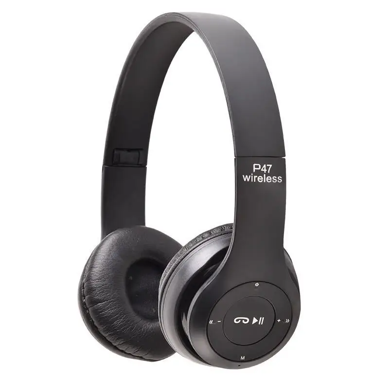 P47 Wireless Headphones Bluetooth 5.0 Earphone with Memory TF Card Audifono FM Game Headset Earbuds for iPhone Samsung Huawei |