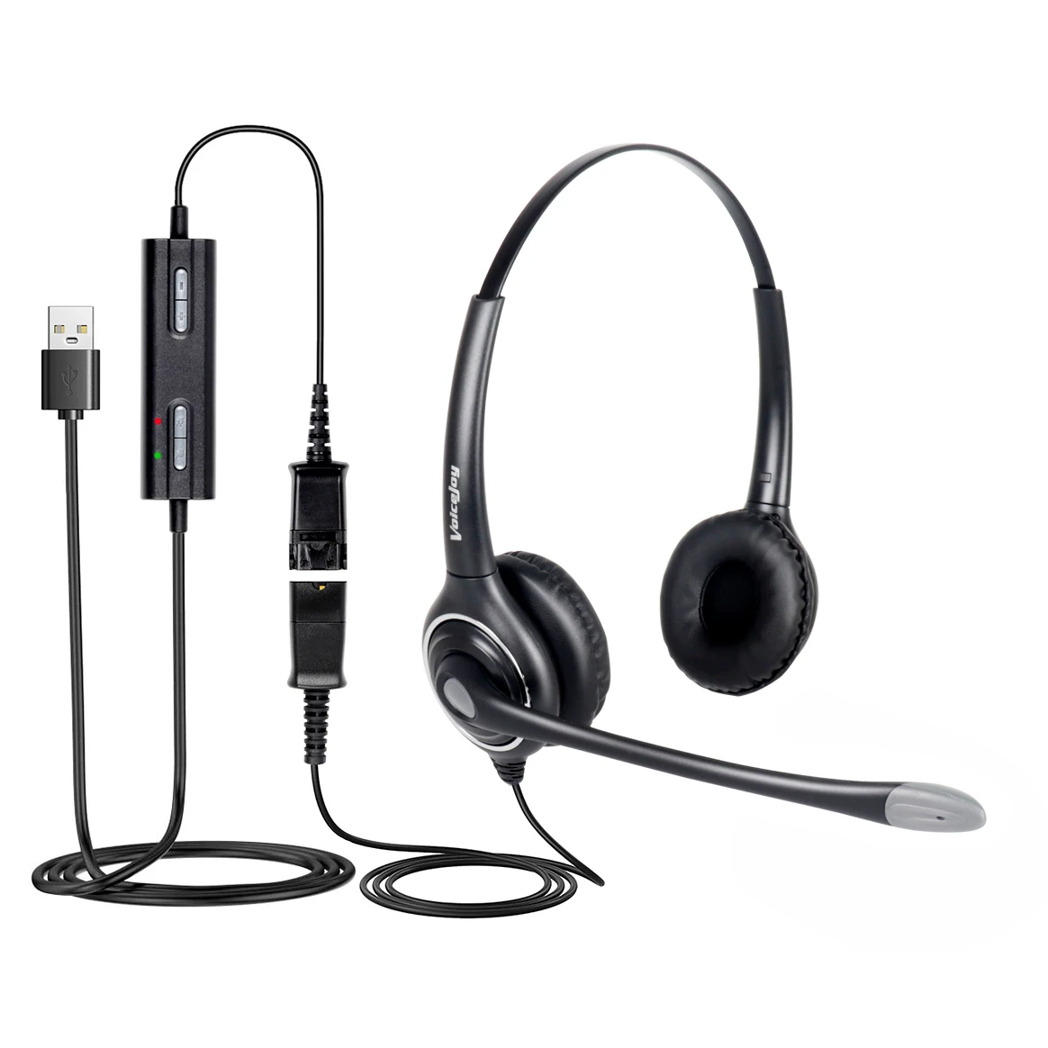 USB разъем для гарнитуры встроенным управлением С Подавлением Шума конференц