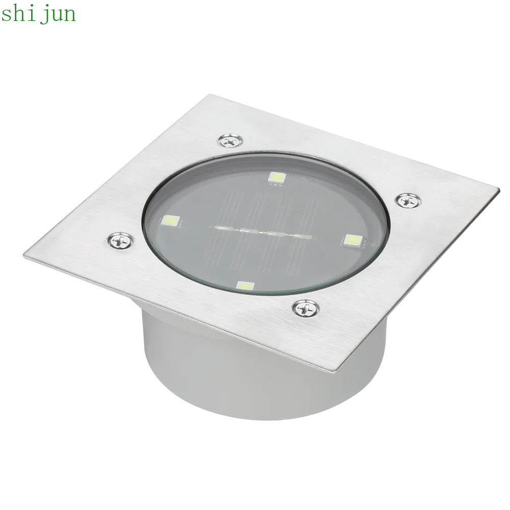 

4 LED Waterproof Solar Powered Light Outdoor Landscape Aluminum Cast Lights Solar Power Led Lights Patio Decoration
