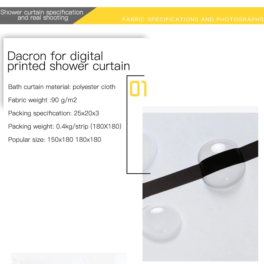 Мраморные душевые наборы занавесок с нескользящим ковриком для ванной комнаты