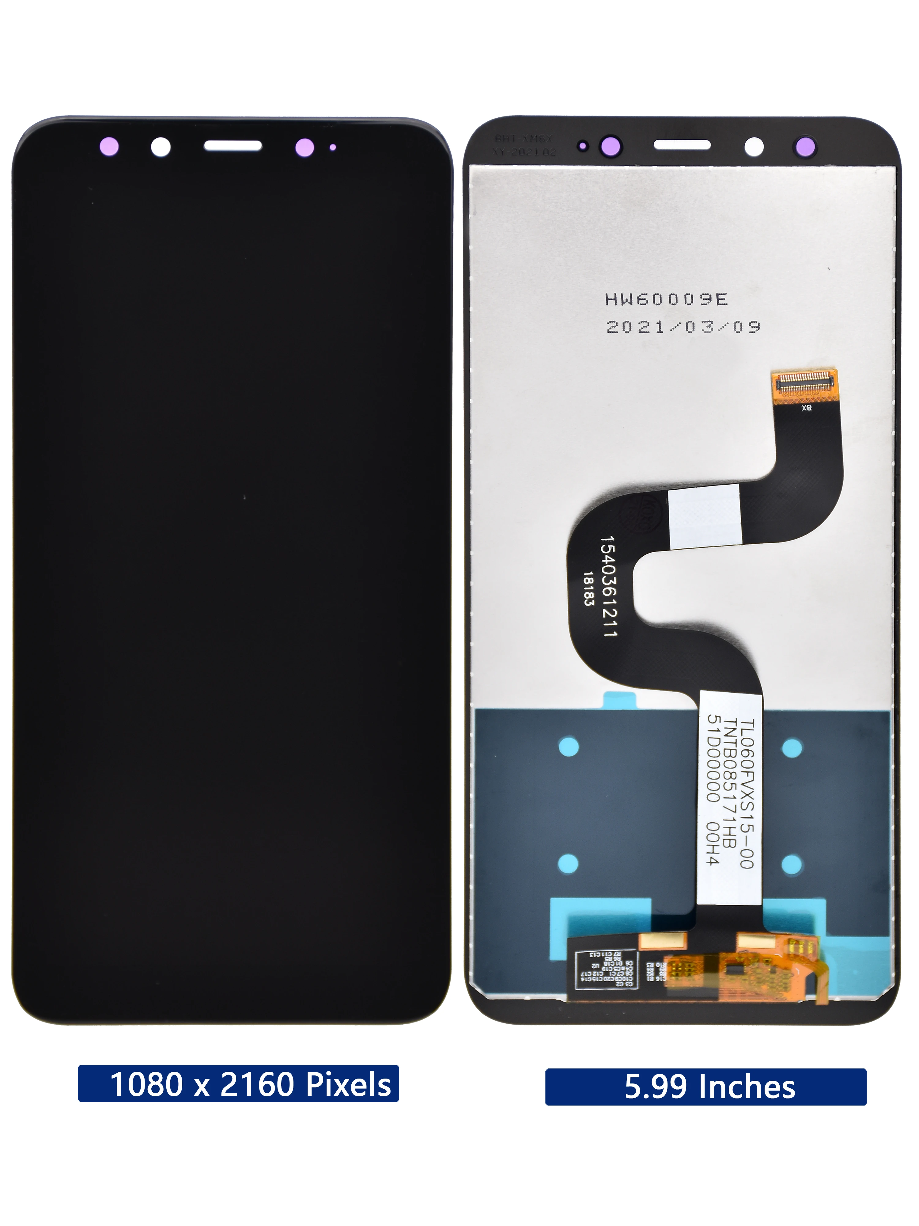 ЖК дисплей 5 99 дюйма для Xiaomi Mi A2 6X сенсорный экран с дигитайзером 6X/A2 запасные