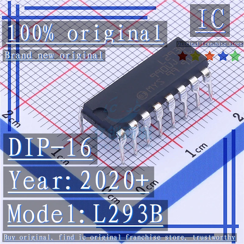 2020 + 100 новый оригинальный 5 шт.-20 шт. L293B DIP-16 чип драйвера двигателя | Электронные