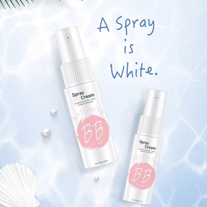 Wholesale Spray BB Cream Concealer Brighten Whitening Moisturizing Base Face Foundation Makeup Tool M3 |