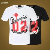2021 new dsquared2 mens short sleeve t shirt mirror letter print shirt fashion trend new arrival d8044