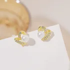 2021, милые модные новые серьги для девушек, серьги с жемчугом и кристаллами, характерные Универсальные женские серьги в стиле знаменитостей