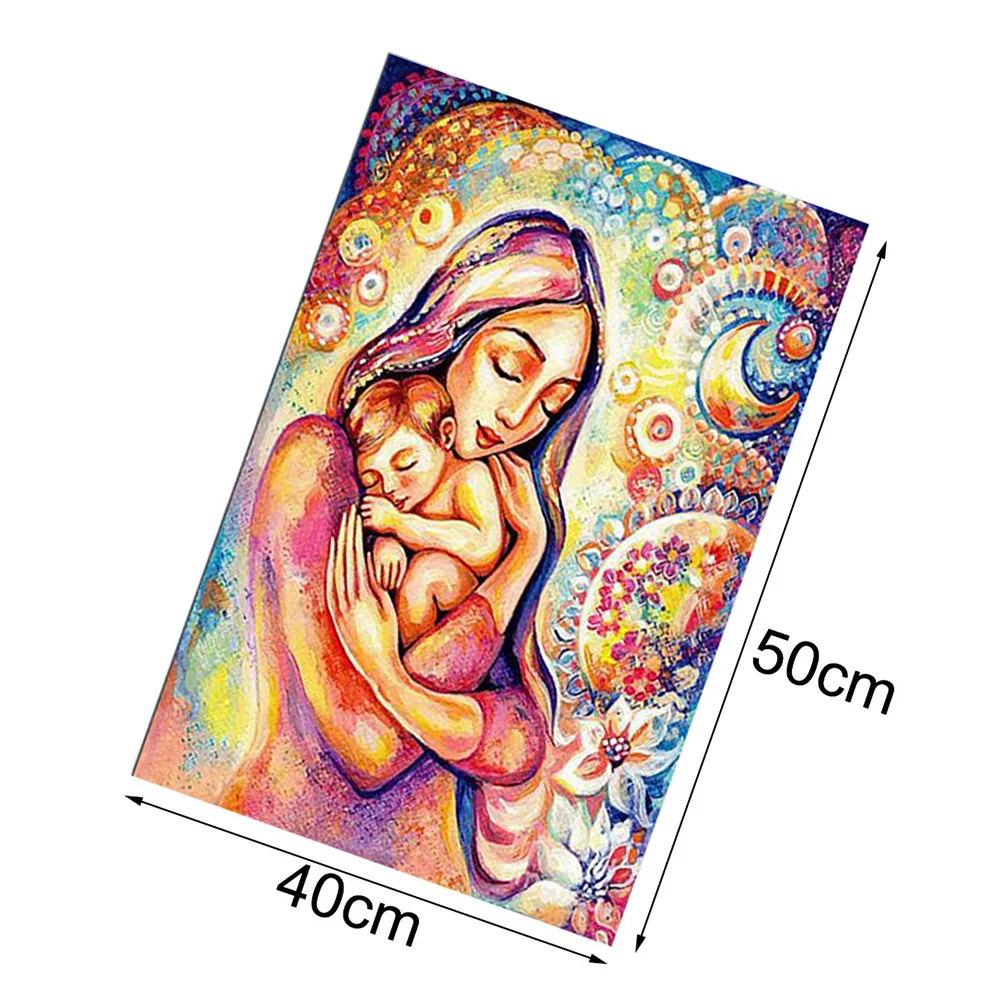 Для мамы и ребенка 5D алмазная живопись набор квадратных дисплеев для рукоделия