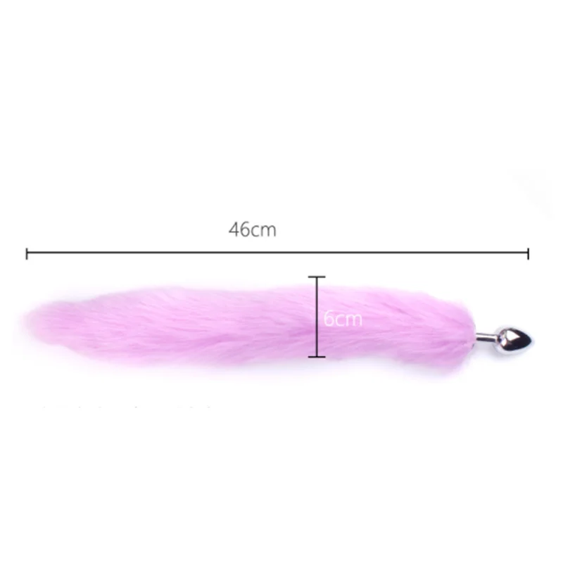 Силиконовая Анальная пробка с лисьим хвостом ювелирные изделия фаллоимитатор