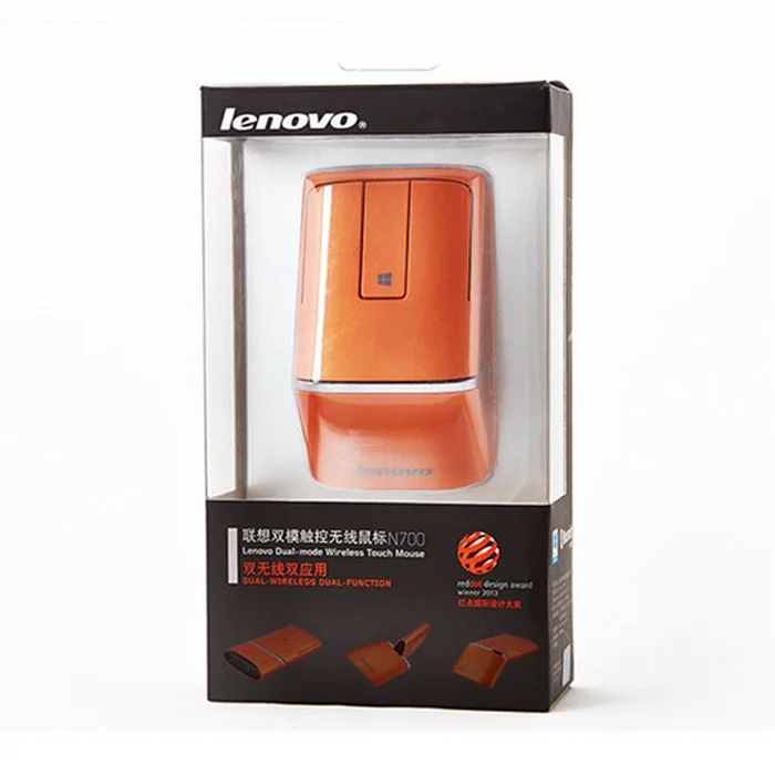 Беспроводная сенсорная мышь Lenovo N700 с USB-интерфейсом 1200 точек/дюйм игровая для