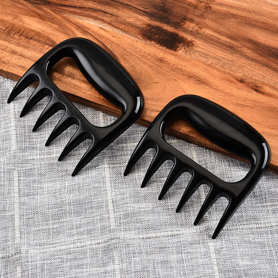 

BBQ Meat Shredder Barbecue Fork Bear Claw Meat Separator Handle Kitchen Food Fork Meat Slicer BBQ Grill Meat Handler Tools