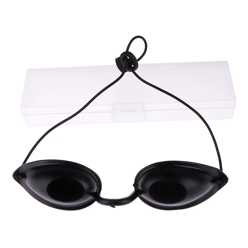 

1PCS Black Soft Sunbathing Eyewear Tanning Goggles Beach Adjustable UV Skin Tanning Eye Protection UV Shield Glasses