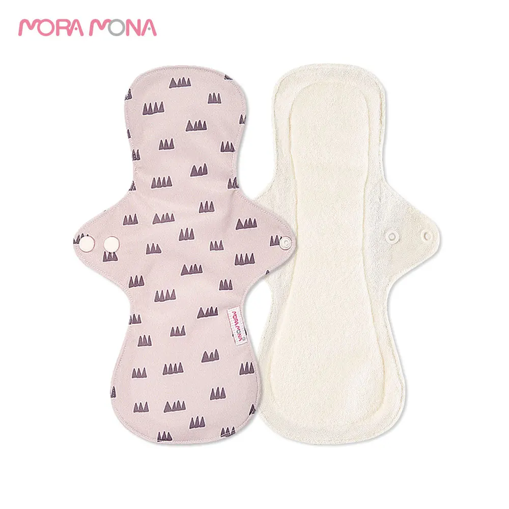 

Mora Mona #30×18cm# Large Size Washable Mama Cloth Reusable Bamboo Fiber Sanitary Pad 1 Piece