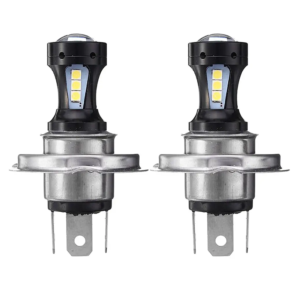 

2 Pcs H4 18SMD LED Fog Driving Light Bulbs Daytime Running White 6000K 12V DC Aluminum Housing For DRL Fog Light Headlight