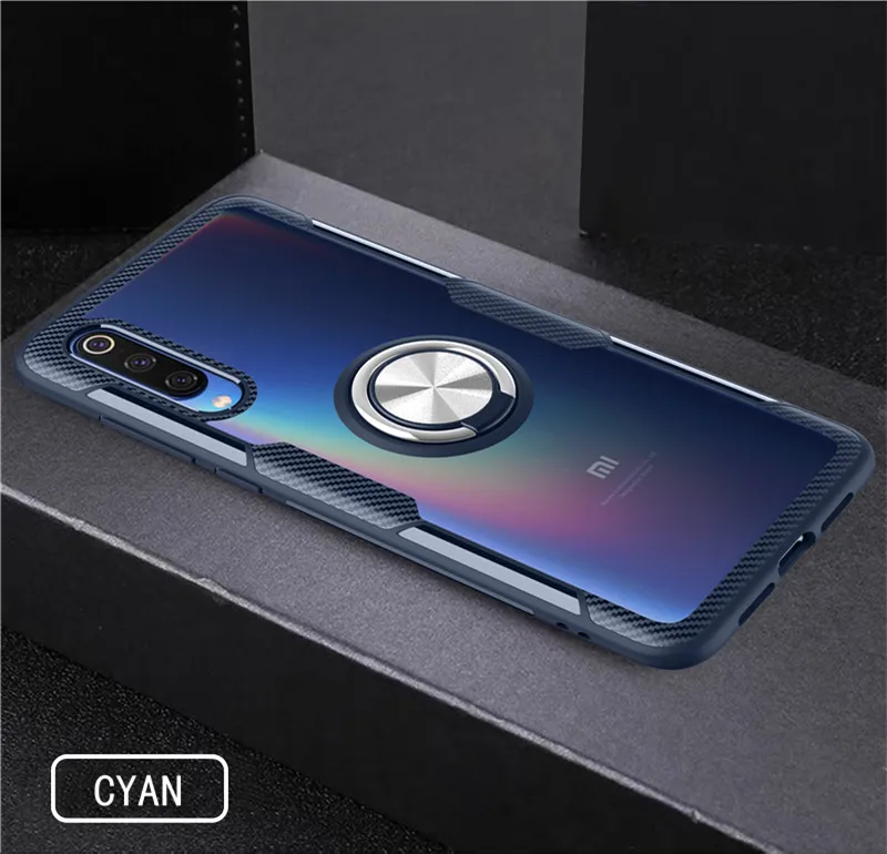 Прозрачный чехол для Xiaomi mi 9 8 SE mi 9 mi 8 mi 8 Pro Lite с кольцом и подставкой, прозрачный противоударный защитный чехол Xiaomi mi 9T mi 9 8 Pro