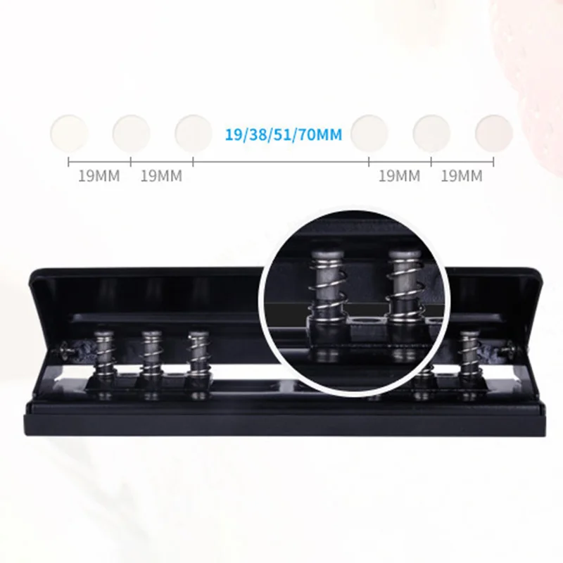 Руководство 6 отверстий перфоратор Регулируемый универсальный для файлов бумаги