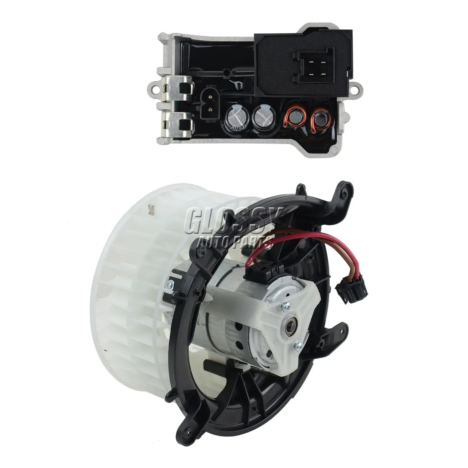 AP02 A/C нагреватель вентилятор двигателя + резистор регулятора для Mercedes W220 W215 2208203542