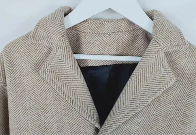 

2020 Girls Striped Woolen Outerwear Jackets Big Girls Children Autumn Winter Long Sleeve Woolen Coats Kids Korean Casual Coats