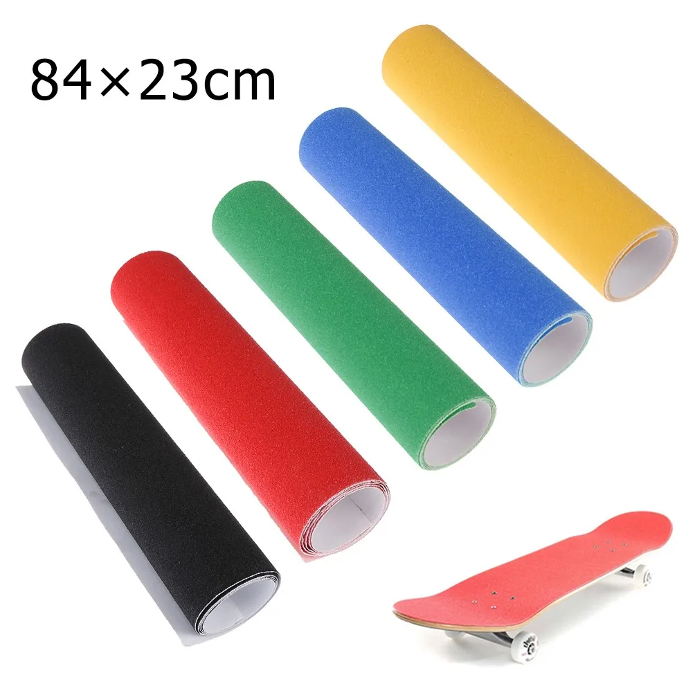 

Skateboard Deck Sandpaper Griptape Skating Board Longboard Grip Tape Sheet Non-slip Tear Resistant Waterproof Skateboard Parts
