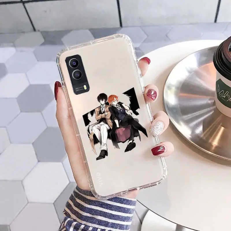 

Anime Bungou Stray Dogs Phone Case Transparent For vivo iqoo 93 9 97 7 3 6 5 1 11 81 85 73 75 71 v y z s x pro