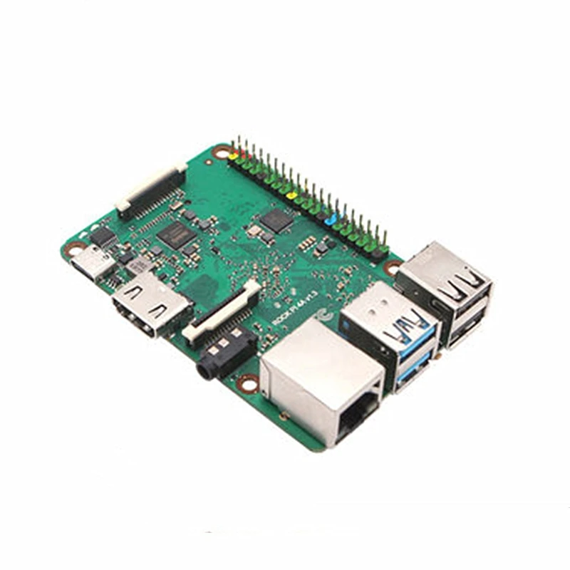 Rock Pi 4B Rockchip rk3399 development board for Android 10 friendly T4/M4 Raspberry 4B+ |