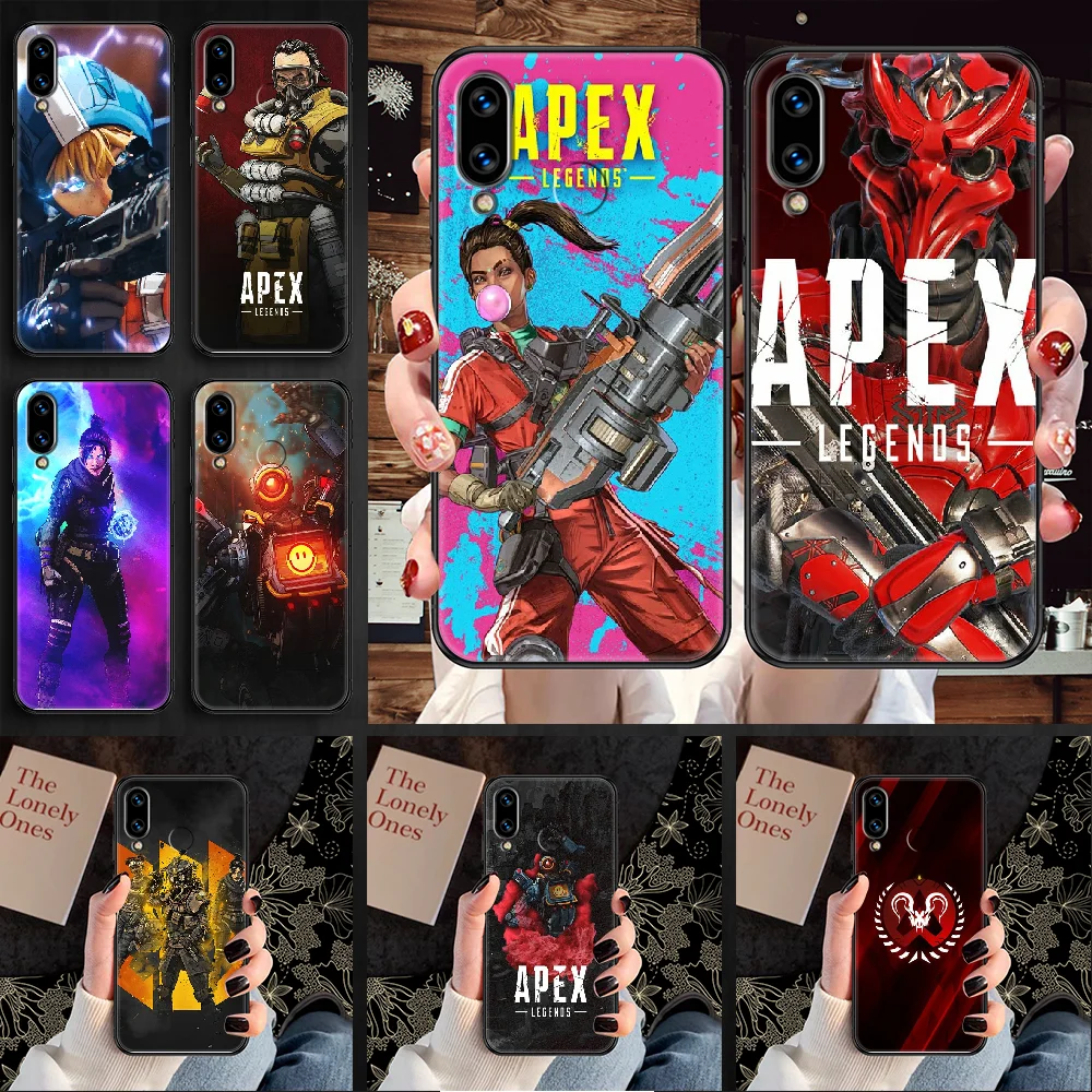 Игра Apex легенды чехол для телефона Huawei Honor 6 7 8 9 10 10i 20 A C X Lite рro играть черный
