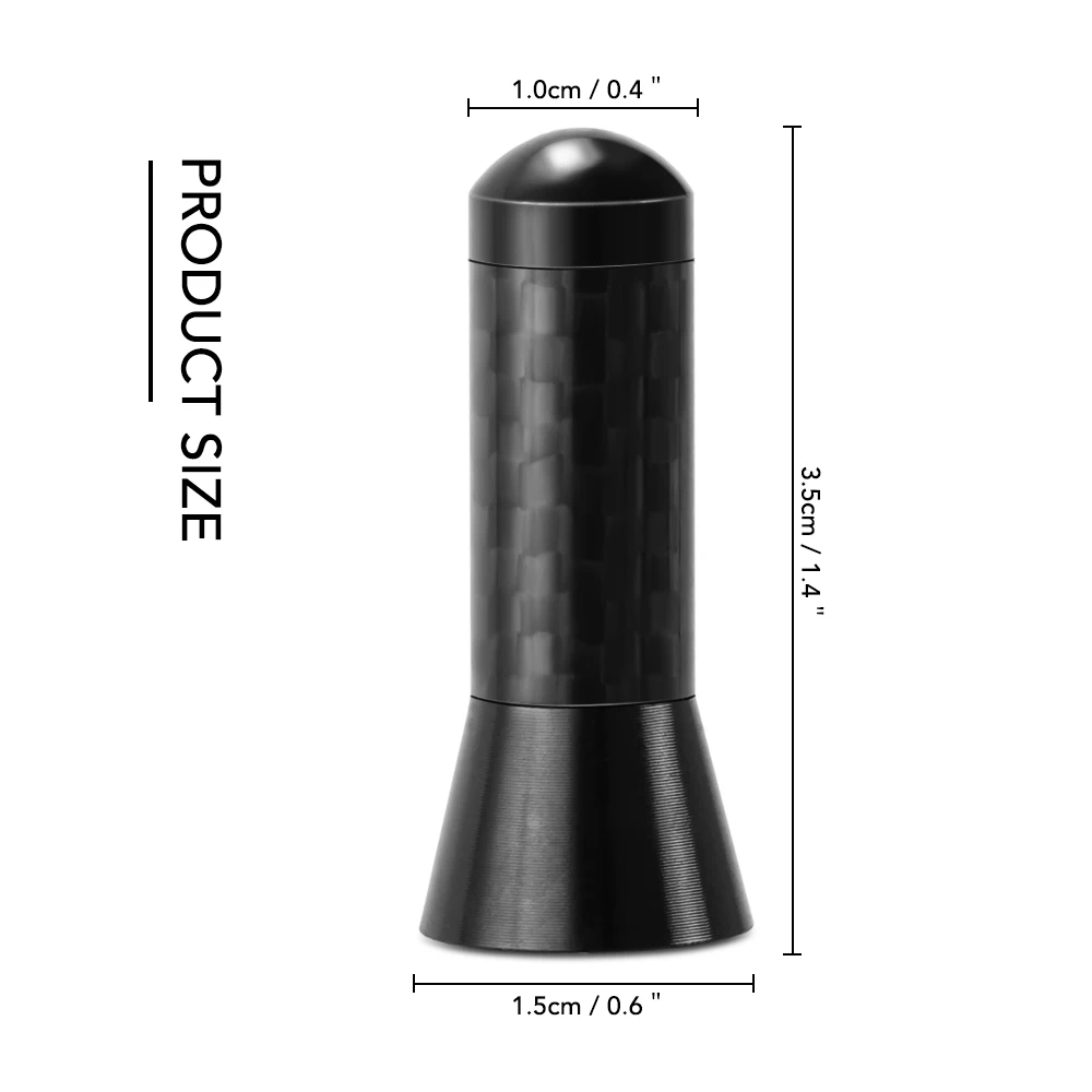 3.5cm Carbon Fiber Short Antenna Radio For Peugeot 206 207 307 308 408 508 2008 3008 Citroen C2 C3 C4 C4L C5 accessories | Автомобили и