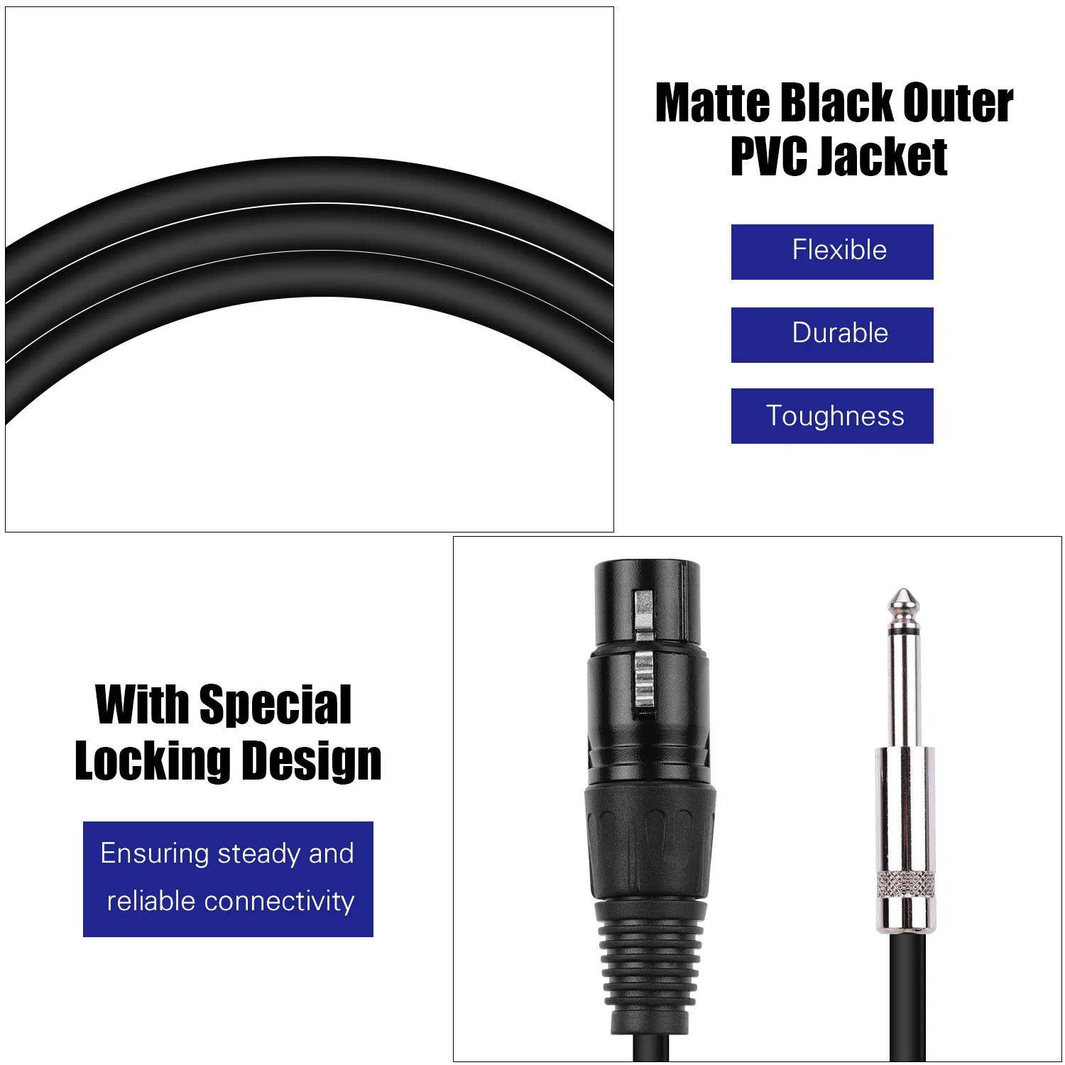 M/3m/5m одновременное подключение двух телефонов кабель разъем XLR до 1/4 дюймов TS моно