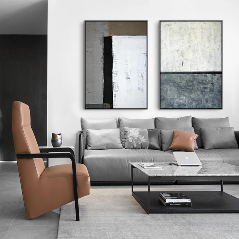 Настенная Картина на холсте в скандинавском стиле настенные постеры черного