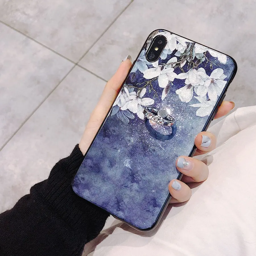 Силиконовый чехол с кольцом-держателем для OPPO F9 Pro A7X A71 A71K 2018 A79 A5 A3S A3 F7 A37 A7 A9 Neo9 |
