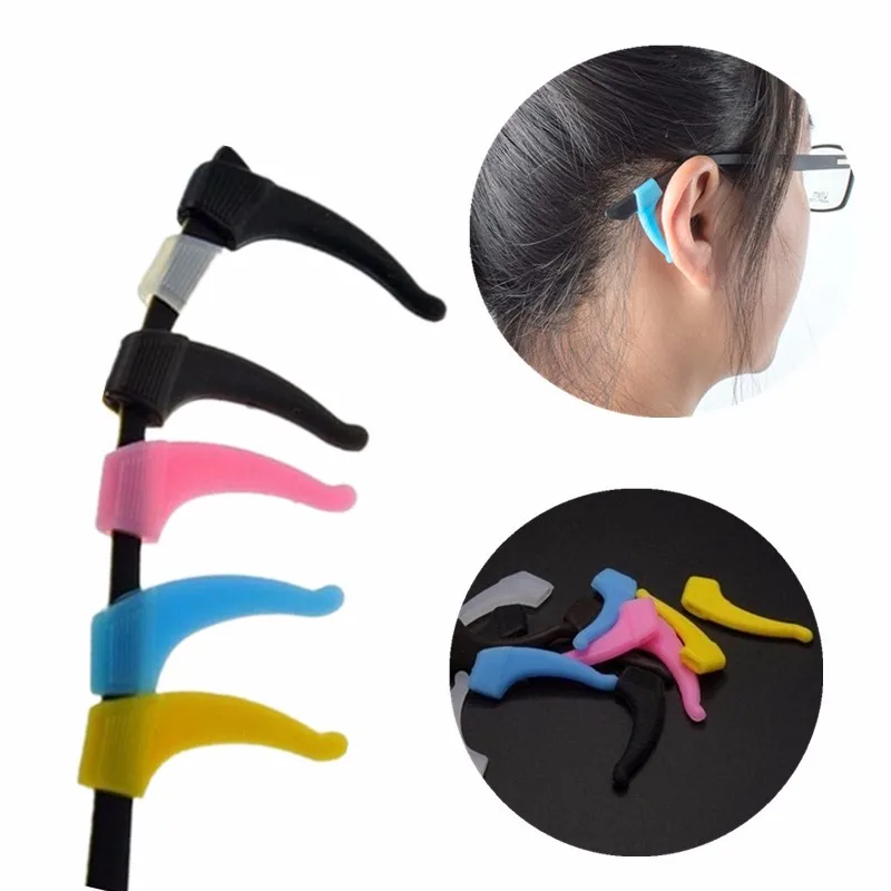 

1 Pair Kids Adult Daily Anti Slip Silicone Glasses Eyeglass Ear Hook Temple Tip Holder Glasses Accessories Sunglasses Slip Sets