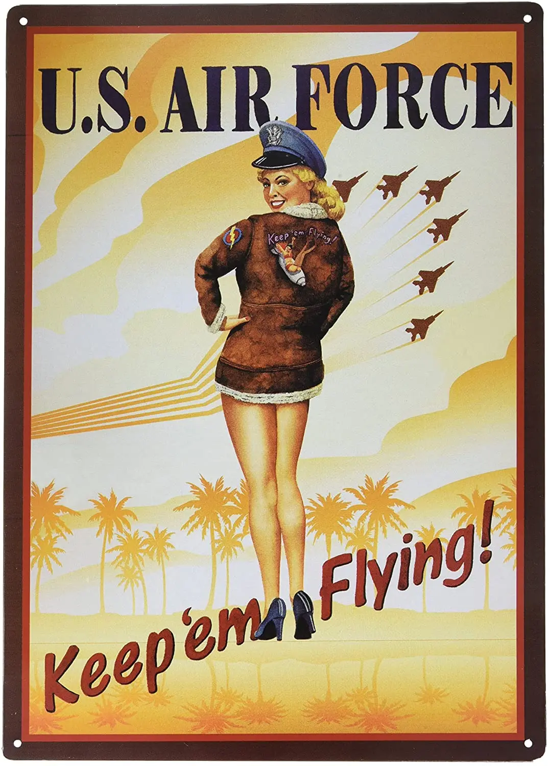 

Bar Wall Decoration Flying Logo Sexy Masked Girl Logo for Garage Club Metal Plate Art Poster Man Birthday Gift 8x12 Inches