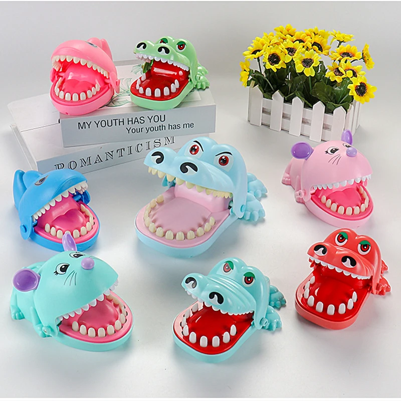 Крокодил Большой Рот Игрушка Большое Укусывание Пальца Вечеринка Прикол Шутка Из Пластика Забавный Укусывающий Гаг Новинка Шутка Подарок.