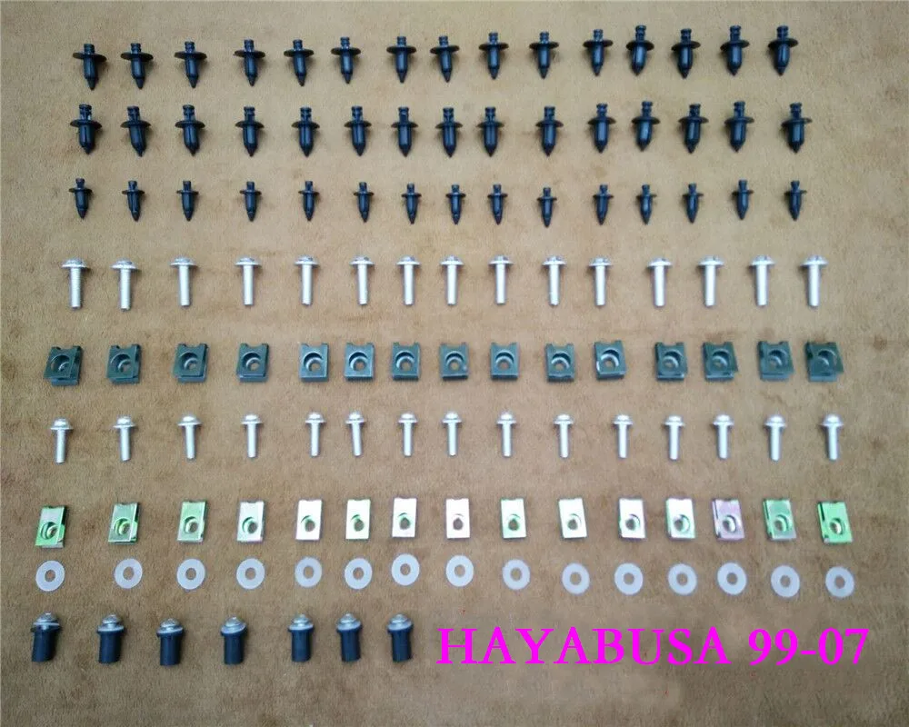 Комплект обтекателей болты для кузова винты подходят HAYABUSA/GSXR1300 1999 2000 2001-2007 |