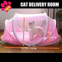 wofuwofu portable pet fence outdoor puppy kennel folding cat dog house octagonal cage pet delivery room pet tent
