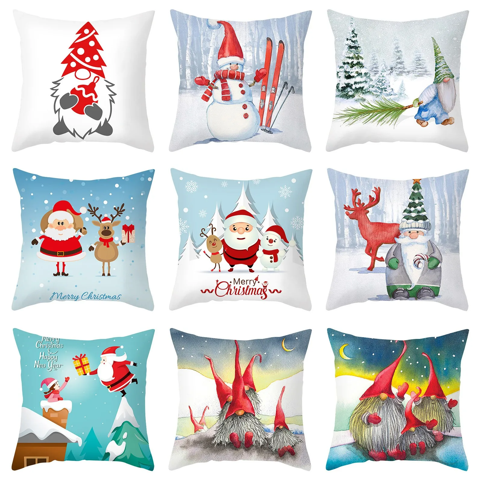 

Christmas Cushion Cover Forest Old Man Navidad Merry Christmas Decorations For Home Xmas Noel Ornaments New Year Gifts 2022