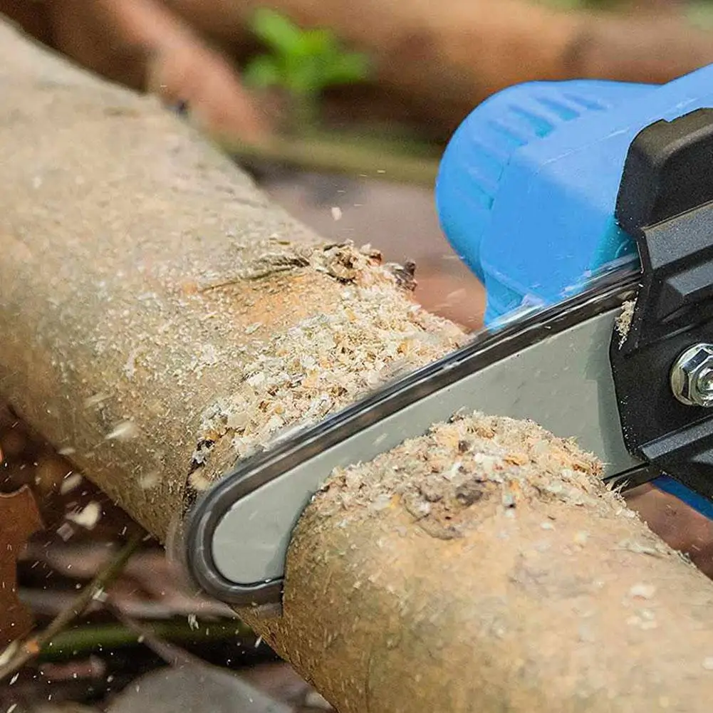

550W Mini Pruning Saw Electric Chainsaws Removable One-Handed Lithium With 4 Tree Inches Trimming For Fruit Battery Garden S8Q2