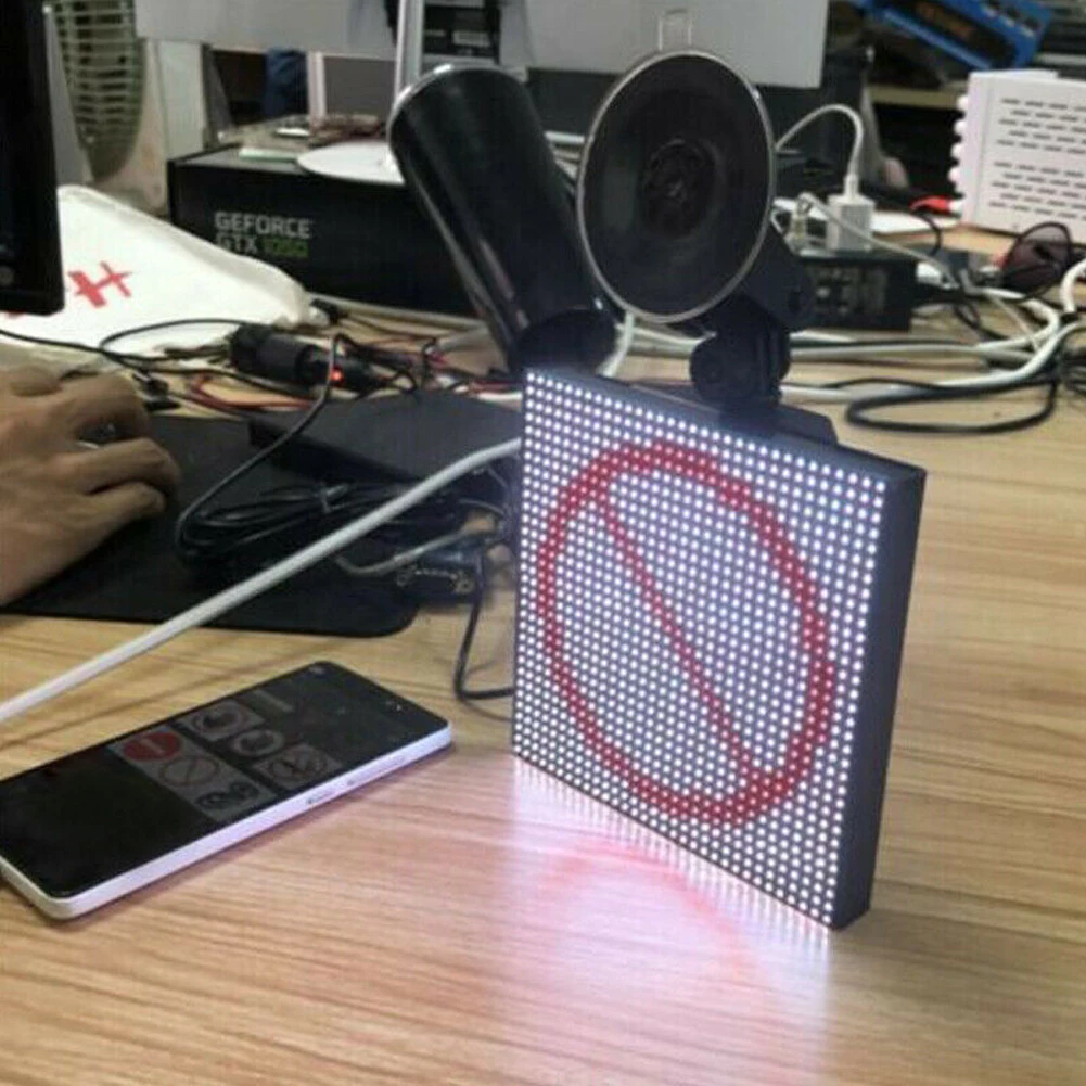 Прочный регулируемый Bluetooth знак полноцветный светодиодный дисплей в режиме