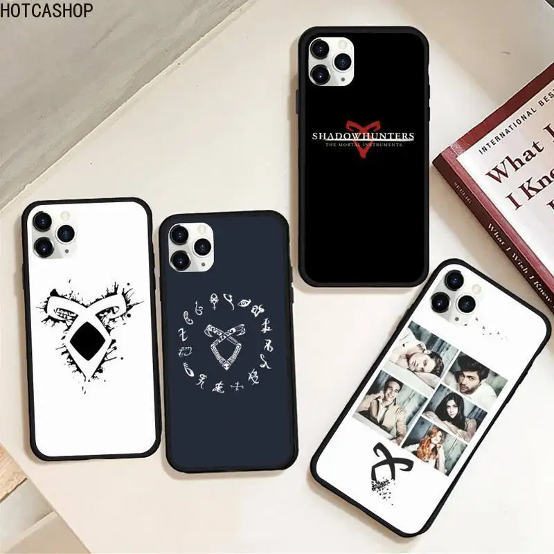 

TV Series Shadowhunters Phone Case Rubber for iPhone 12 pro max mini 11 pro XS MAX 8 7 6 6S Plus X 5S SE 2020 XR case