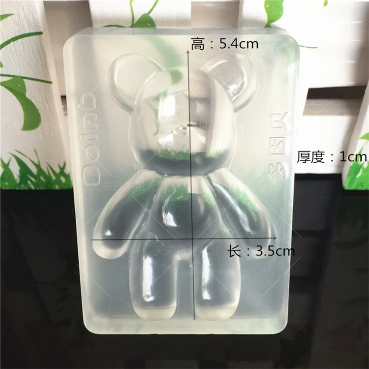 DIY медведь Кондитерские Силиконовые формы для торта декорирование выпечки