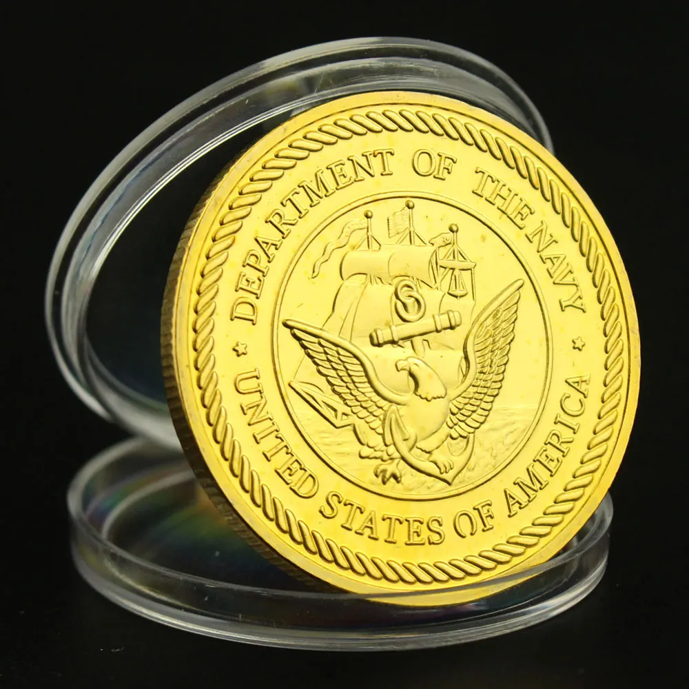 

SWCC Souvenir Maritime Special Operations Force Military Coin Navy Coin Collectibles Gold Plated Commeration Coin Challenge Coin