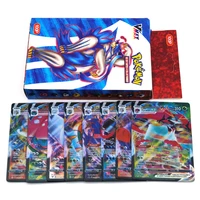 100 pcs1 box of pokemon new version french pikachu battle trading card no repeat 60v 40vmax game card collection shiny card