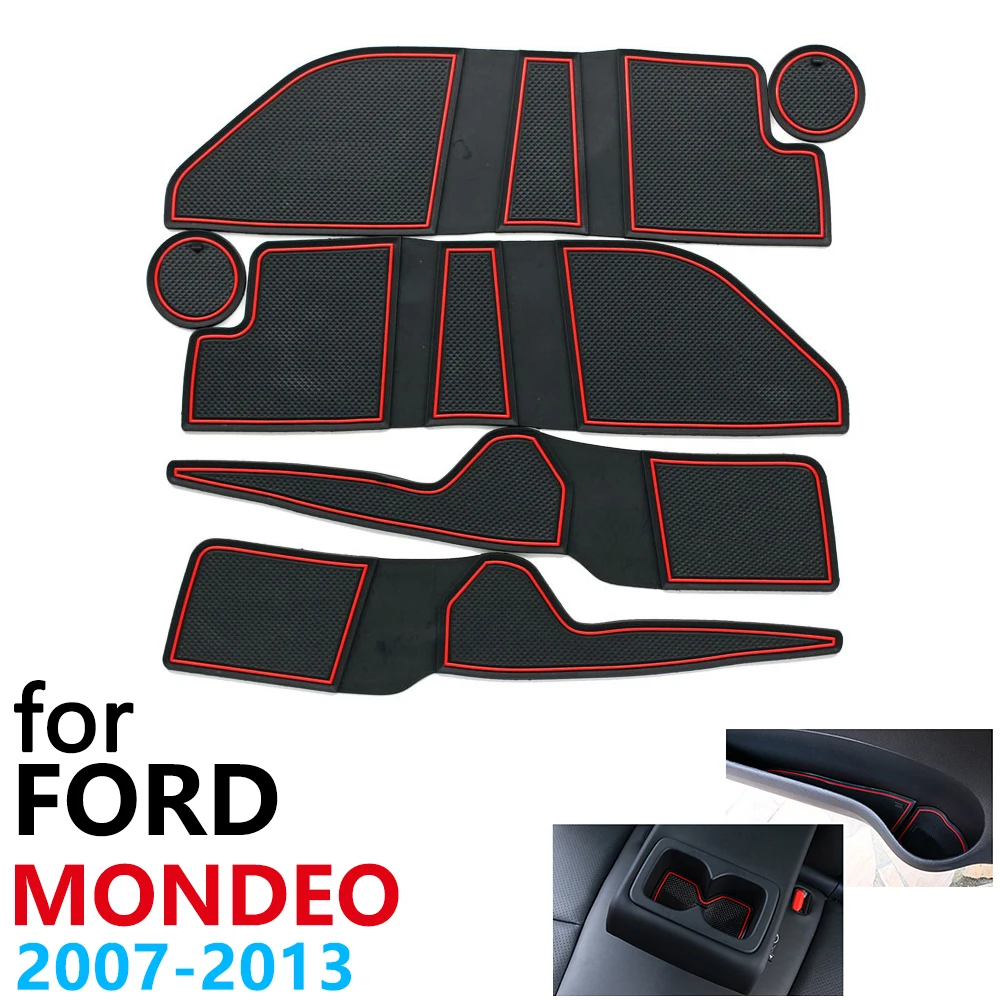 Противоскользящий резиновый коврик для чашки Ford Mondeo MK4 2007 ~ 2013 2008 2009 2010 2011 2012