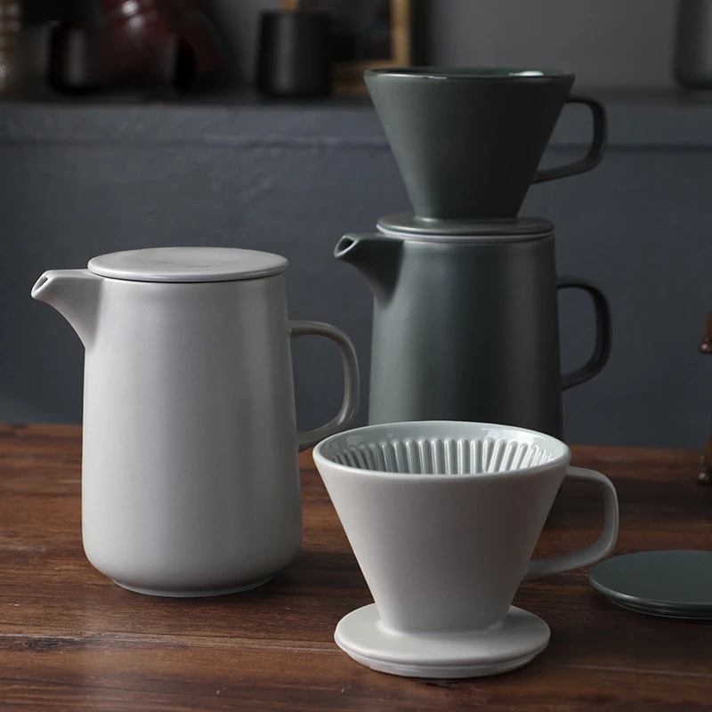 V60 керамический многоразовый ручной фильтр для приготовления кофе и пивоварения