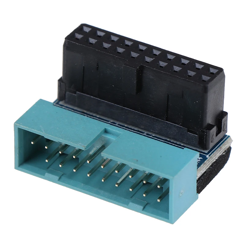 1 шт. 20 контактный Удлинительный адаптер USB 3 0 Папа мама угловой 90