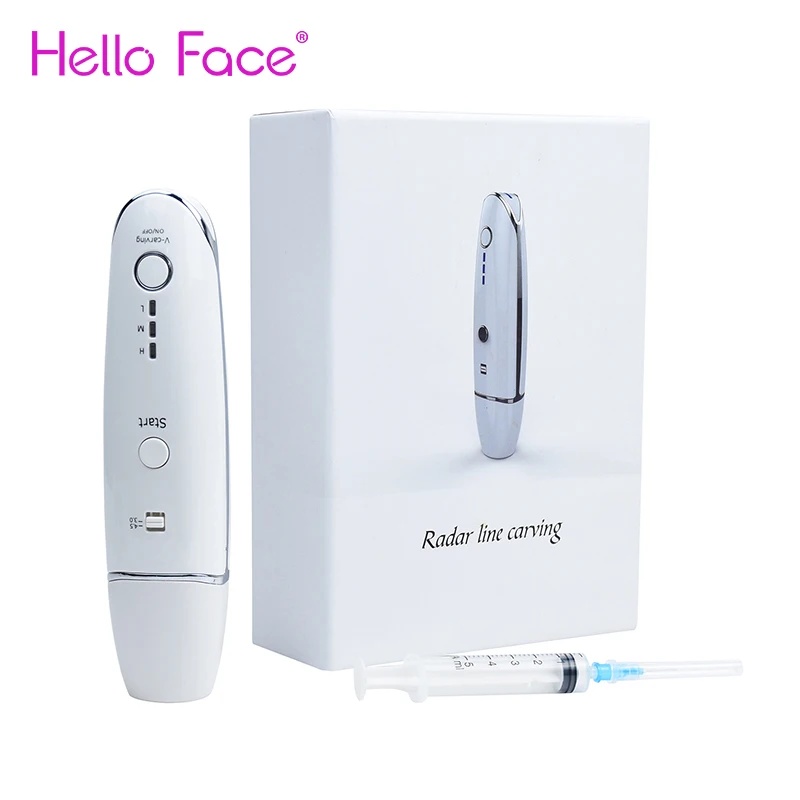 Ультразвуковой радар линия резьбы V лифтинг лица уход за кожей спа подтяжка кожи