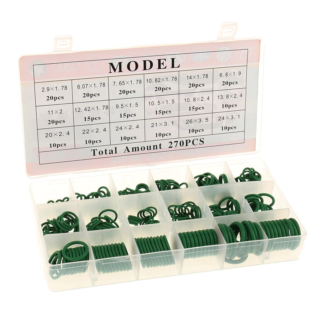 Резиновое уплотнительное кольцо для кондиционера автомобиля HNBR 270 шт. |