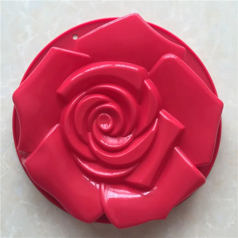

Rose Flower Shape Silicone Cake Mold Silicone Cake Pan Kitchenware DIY Mold