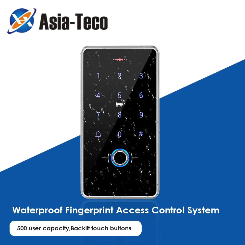 Уличная Водонепроницаемая сенсорная клавиатура IP67 с подсветкой 13 56 МГц IC