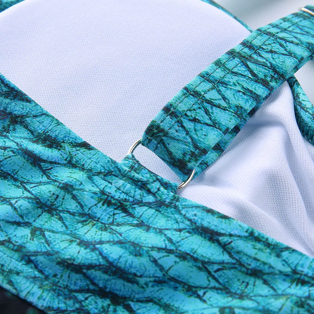 Новое поступление женский купальник-танкини большого размера с принтом